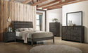 Serenity 4-piece Full Sleigh Bedroom Set Mod Grey image