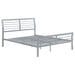 Cooper Twin Metal Bed Silver image