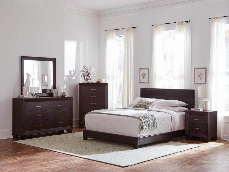 Dorian 5-piece California King Bedroom Set Brown and Dark Cocoa image