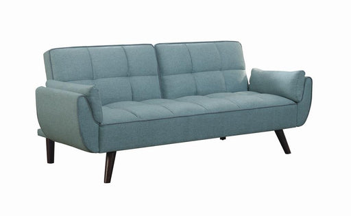 Caufield Biscuit-tufted Sofa Bed Turquoise Blue image