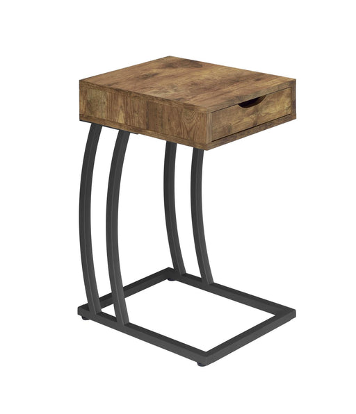 Troy Accent Table with Power Outlet Antique Nutmeg image