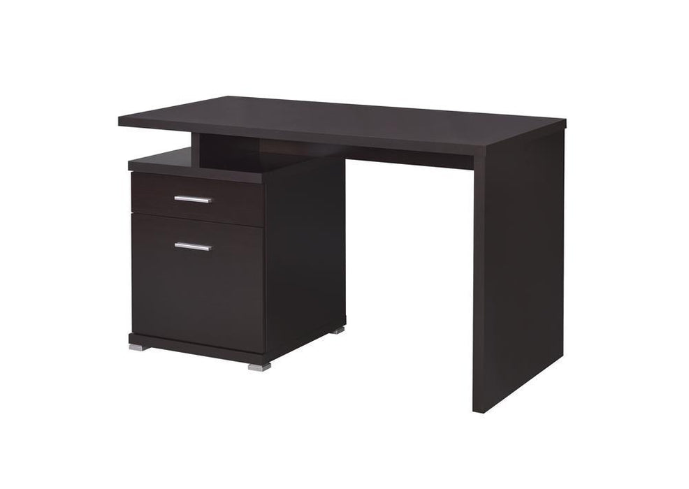 G800109 Office Desk with Drawer in Cappuccino